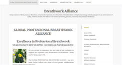 Desktop Screenshot of breathworkalliance.com